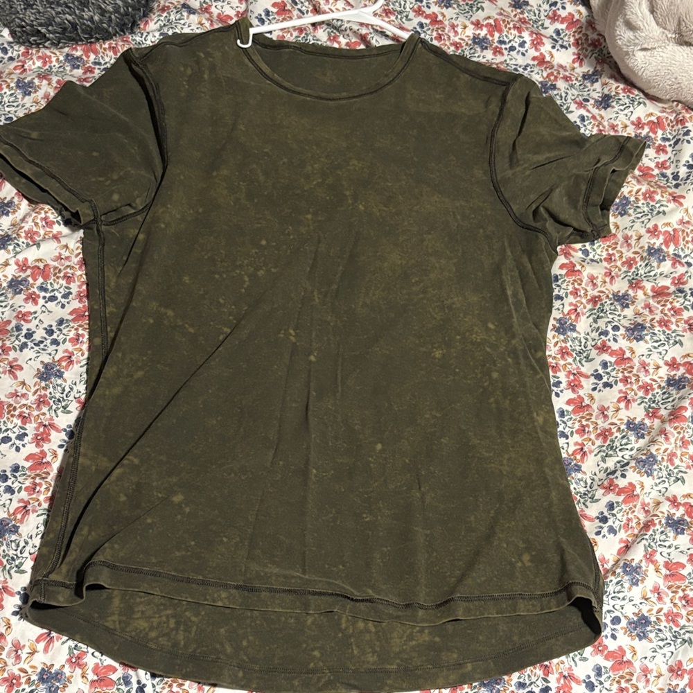 lululemon athletica Dark Olive Short Sleeve Tee
